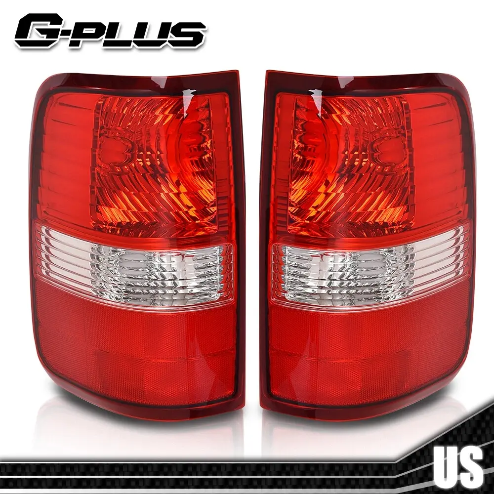 G-PLUS Tail Lights Pair of Replacement Rear Tail Lights, Automotive Car Light & Car Accessories for 2004-2008 Ford F150 F-150