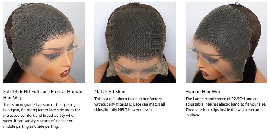 【NEW IN】Lemoda 13x6 Burmese Loose Deep Wave Curly Wig Human Hair 200 Density 13x4 Curly Lace Front Wigs Human Hair HD Transparent Lace Wig Pre Plucked 15A Burmese Virgin Human Hair Wigs for Women