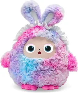 AI Intelligent Interactive Plush Toy ChatGPT, with Vibration/Tactile Perception and Children's Emotions, multilingual Companions, Interactive Games, Memory Training (Liora) Soft Stuffed Animal Stuffed Animal