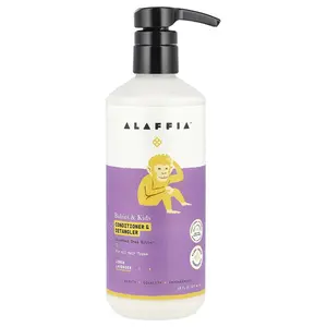 Alaffia Babies & Kids Conditioner & Detangler, Lemon Lavender, 16 fl oz (473 ml)