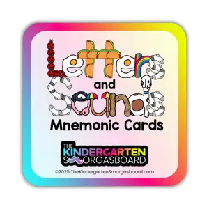LETTERS and Sounds Mnemonic Cards Set