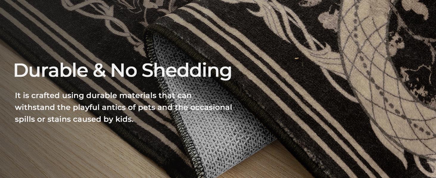 Lahome Washable Area Rug Large Snake Living Room Rugs, Soft Rug for Bedroom, Non-Slip Indoor Carpet for Dining Room Home Office