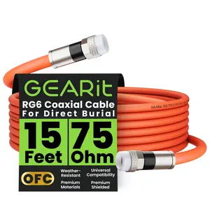 GEARit Coaxial Cable - High Quality, Low Loss, Unbraided