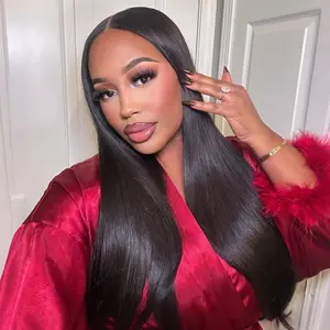 [Exclusive Deal] OQ HAIR 9x6 HD Pre-Max Straight Wear Go Wig With Drawstring Pre-Everything Glueless Human Hair Wigs Pre-Plucked Hairline Invisible Knots for Beginner Friendly