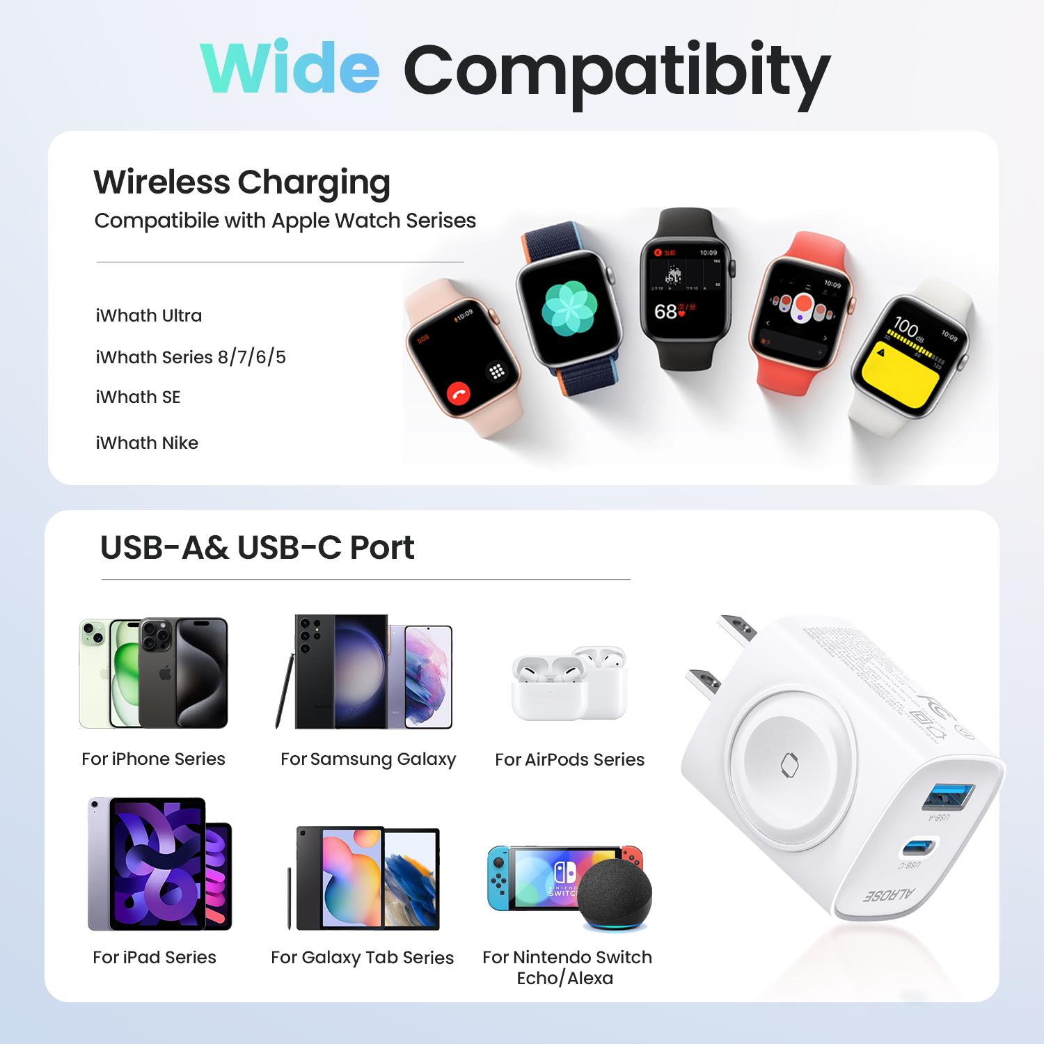 TOPADRE 3-in-1 Magnetic Wireless Cordless PD USB-C Wall Charger Block - 20W Fast Charging, Includes Cable, Compatible with iWatch Ultra/9/8/7/6, iPhone 17/17 Pro/16/16 Pro/15 Series, Electronic Cellphone TOPADRE 3-in-1 Magnetic Wireless Cordless PD USB-C Wall Charger Block - 20W Fast Charging, Includes Cable, Compatible with iWatch Ultra/9/8/7/6, iPhone 17/17 Pro/16/16 Pro/15 Series, Electronic Cellphone