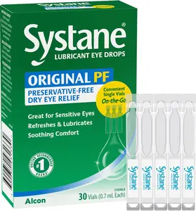 Systane Long Lasting Eye Drops Vials Eye Drops, 30 Count (Pack of 1)
