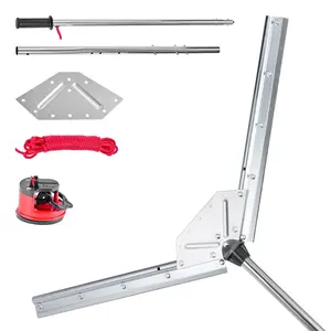 【Summervibes】VEVOR Lake Weed Cutter, Pond Aquatic Plant Cutting Tool with 37 in Max. Cut Width, Sharp and Heavy-Duty Steel Blades, Pond Rake with 30 ft Throw Rope, for Cattail, Phragmites, Lilly Pads & Chara