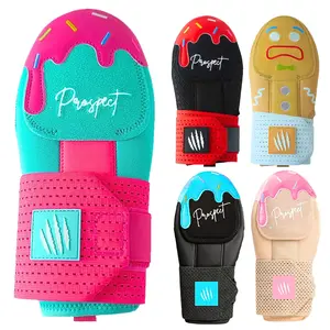 Lacamas "Prospect" Baseball Sliding Mitt - Youth and Adult Sizes - Drippy Accessory Gingerbread Man, Ice Cream, Miami Color, Left & Right Hands, Hand and Wrist Protection