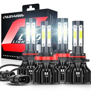 Compatible with Toyota Prius 2015-2012 Hi/Lo Beam 4PACK LED Headlight Kit H11 9005 HB3 Bulds Led Headlamp