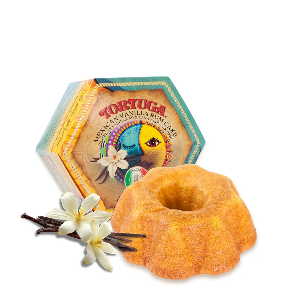 Mexican Vanilla Caribbean Rum Cake (16oz)
