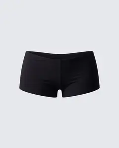 Shemoi Black Jersey Micro Shorts