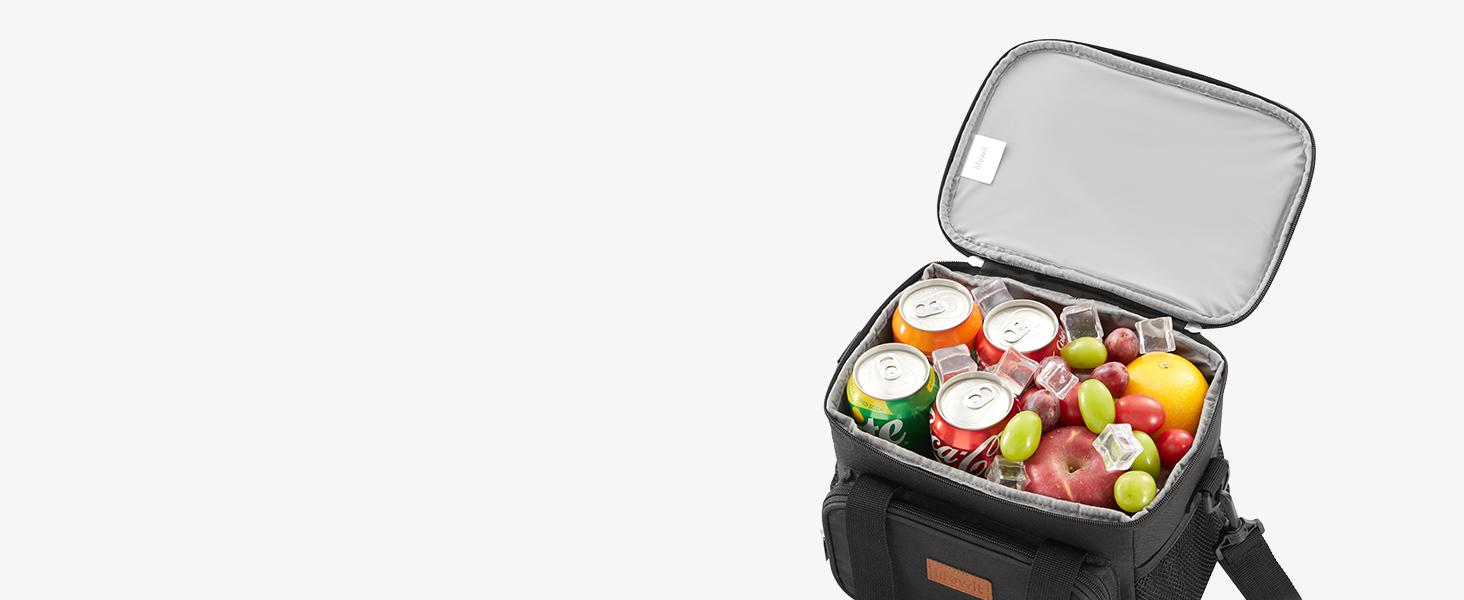 Lifewit Large Lunch Bag Insulated Lunch Box Soft Cooler Cooling Tote for Adult Men Women, Black Lifewit Large Lunch Bag Insulated Lunch Box Soft Cooler Cooling Tote for Adult Men Women, Black