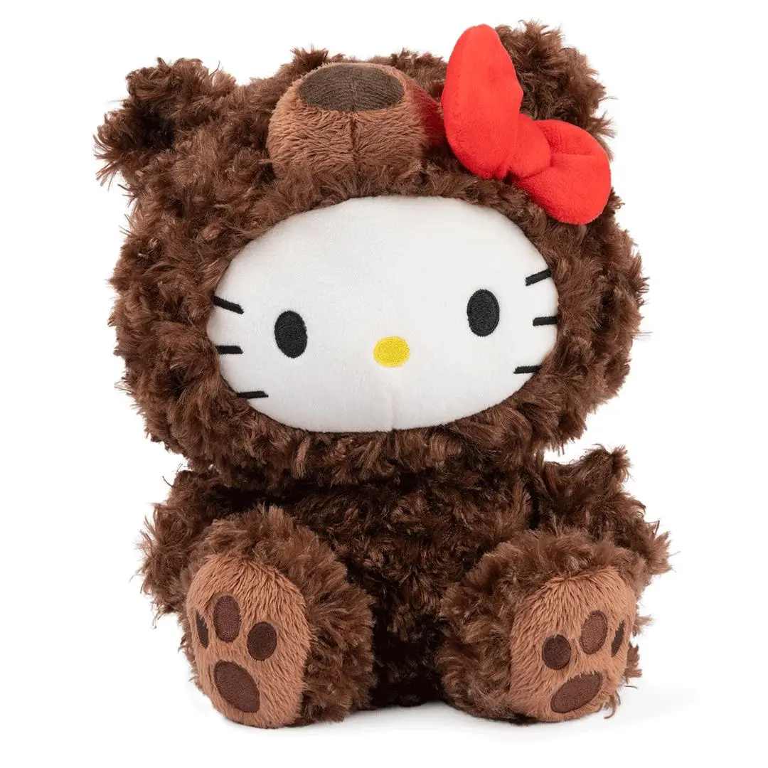 GUND Sanrio Hello Kitty Philbin 10" Teddybear Stuffed Animal, Cartoon Character Plush Toy, Soft Cuddly Gift for Stuffed Animal Collectibles