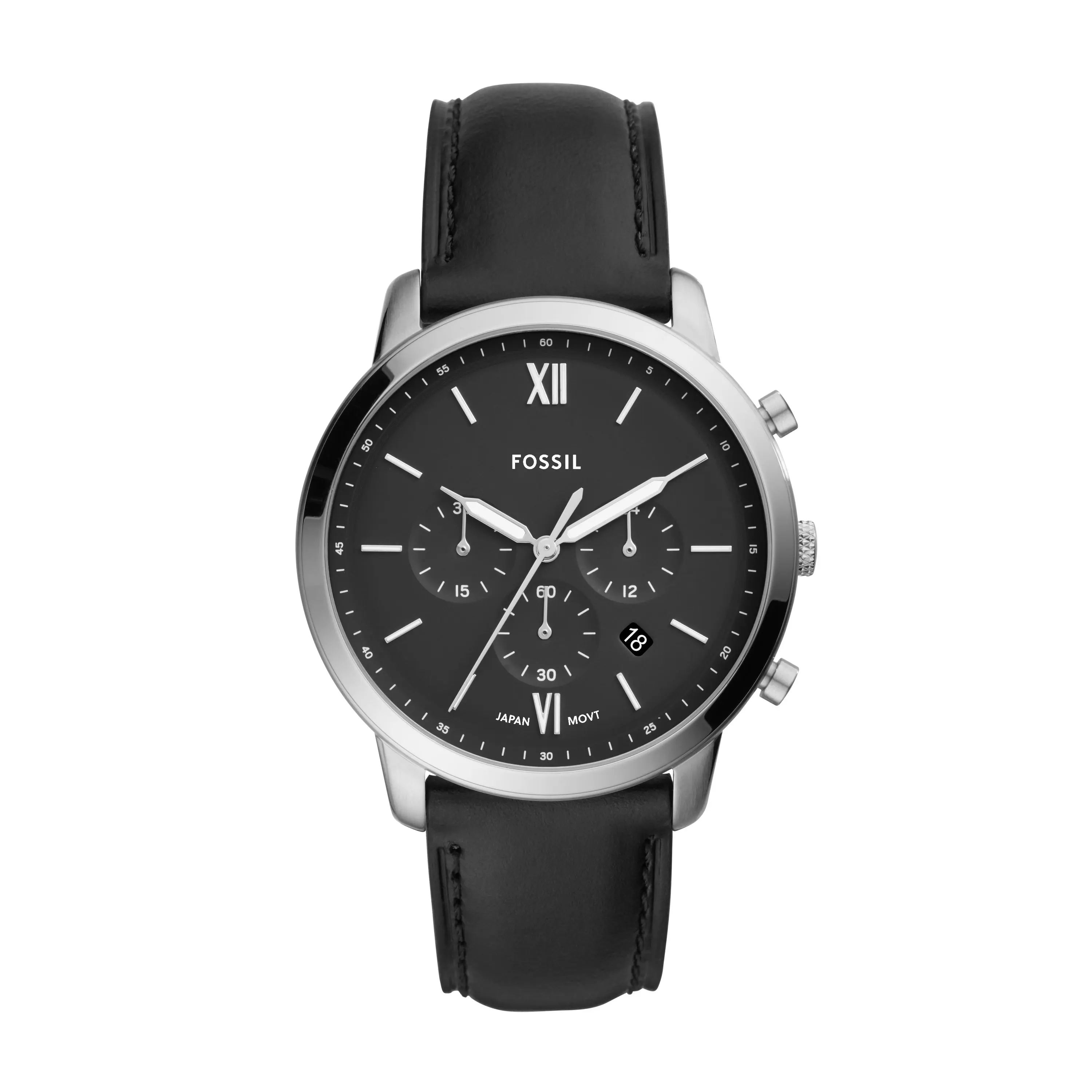 Fossil Neutra 44mm Chrono Men's Chronograph, Stainless Steel Watch