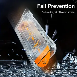 Screen Protector for Samsung Galaxy S24 with Installation Kit and Auto Alignment 9H+ Hardness Full Coverage Military-Grade Impact Protection Tempered Glass Privacy & Scratch Resistance HD Clear Ultra outdoorfun