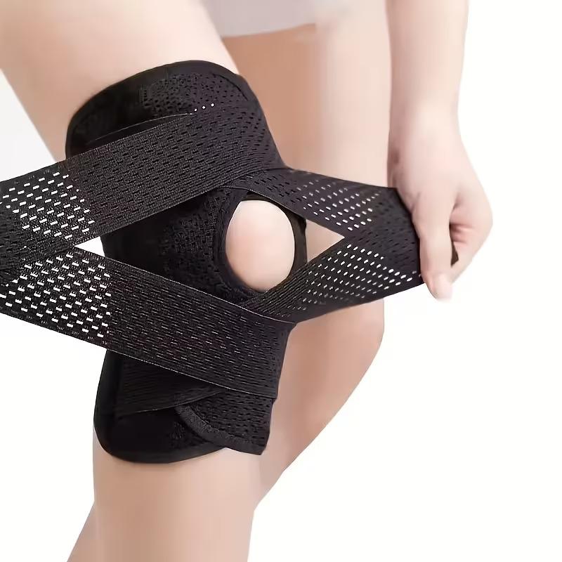 2pc Adjustable Knee Brace with Side Stabilizers - Medium Stretch Fabric, Pull-On Closure, Breathable Mesh & Ergonomic Design for Meniscal Tear Support, Uncharged Professional Knee Stability Brace for Sports & Daily Use, Knee Brace for Sports 2pc Adjustable Knee Brace with Side Stabilizers - Medium Stretch Fabric, Pull-On Closure, Breathable Mesh & Ergonomic Design for Meniscal Tear Support, Uncharged Professional Knee Stability Brace for Sports & Daily Use, Knee Brace for Sports