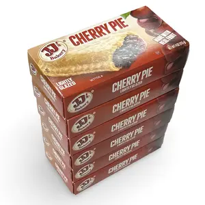 JJ's Bakery Cherry Glazed Snack Pies 4oz (Pack of 6)