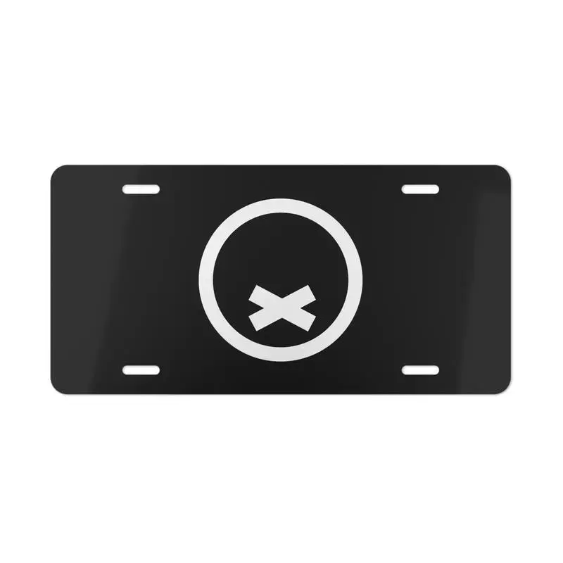 Quiet Club Racing - Aluminum Original Logo License Plate