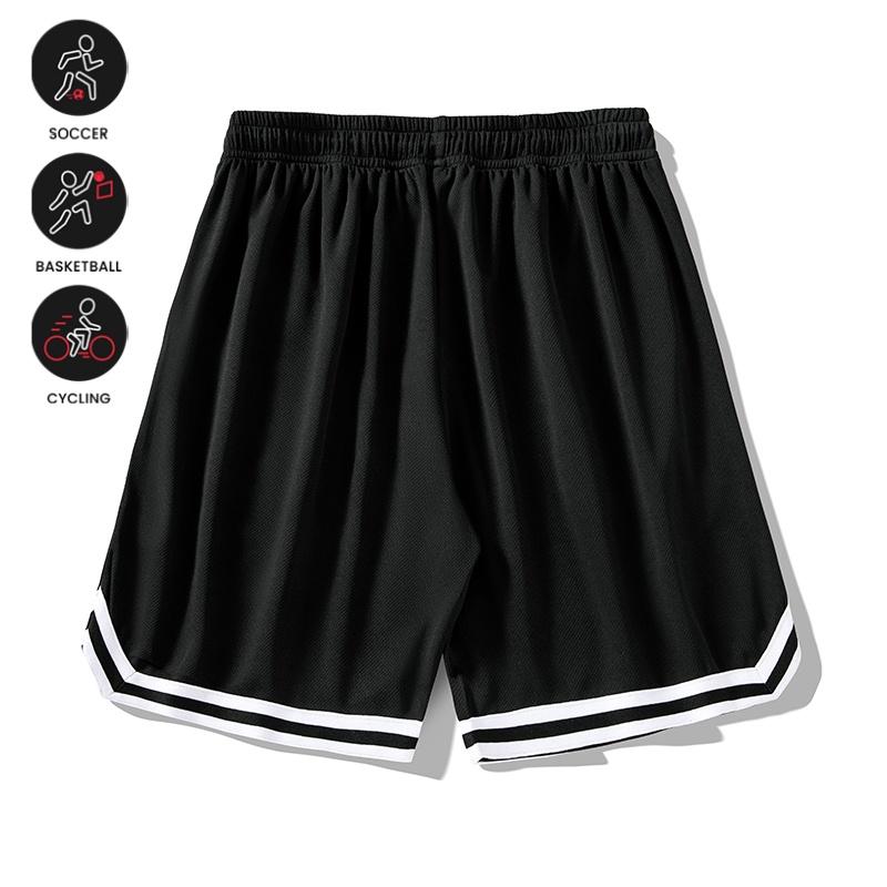 Quick dry breathable men's sports shorts, suitable for running, basketball, marathon training, yoga, and gym workouts
