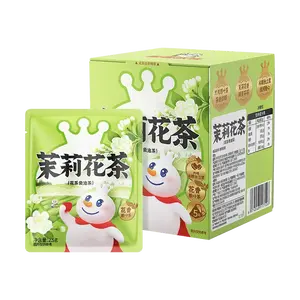 MIXUE Jasmine Tea Bags 5 Packs (22.5g) - Sweetened with Individual Rock Sugar, Hot & Cold Brewable