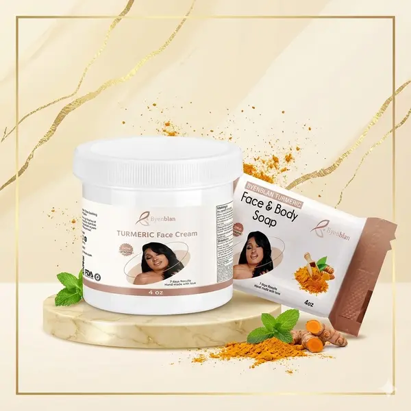 Byenblan Turmeric Soap Cream -  for Face & Body Multi-Purpose