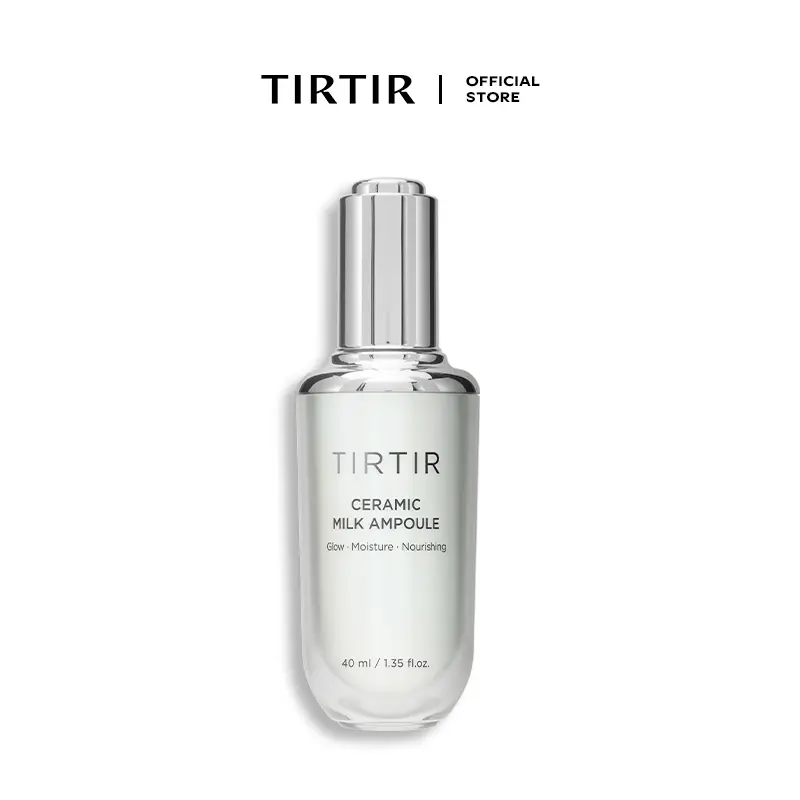 [TIRTIR Official] Ceramic Milk Ampoule 40ml Hydrating Moisture Skincare Serum