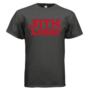 Sith Lord Short Sleeve Classic Cotton Menswear T-Shirt Top Grey Crewneck Sport graphic apparel t-shirt cotton men oversized tshirt unisex graphic graphic tee shirt oversized shirts unisex casual apparel y2k streetwear