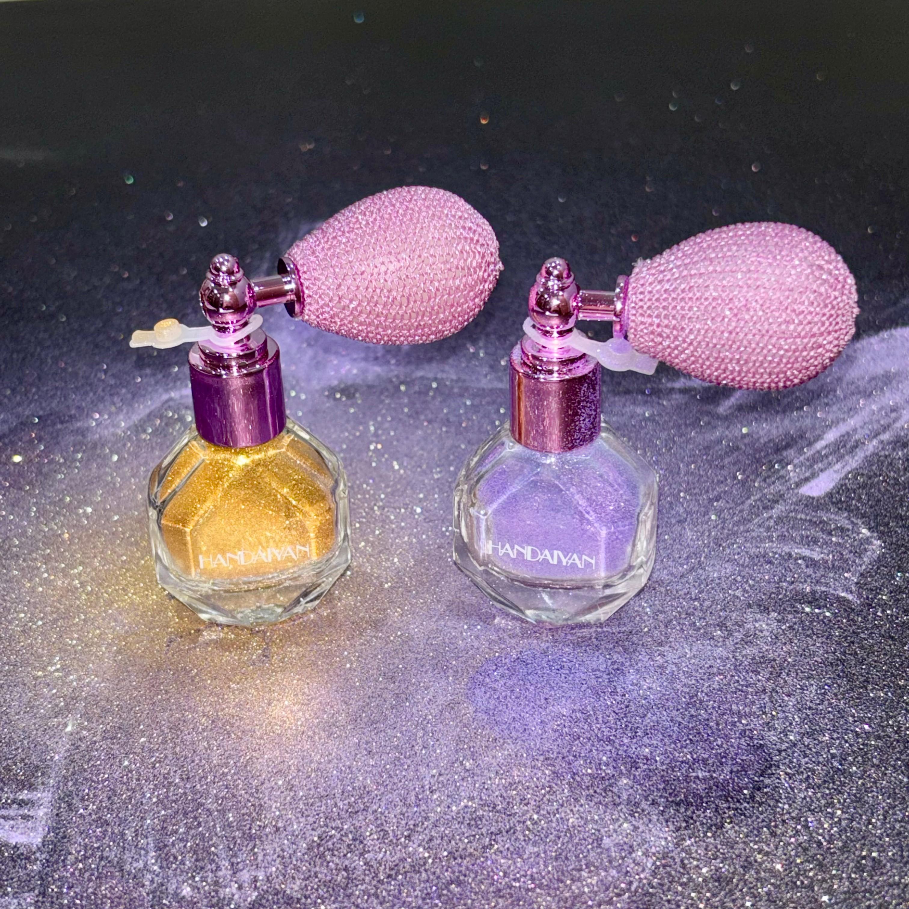 Highlighter Powder Spray Magic Shimmer - For Body, Hair, Face, Lips - Sparkle Glitter Highlighter Makeup Powder - Lightweight - Long Lasting or Women Halloween Party or Daily Wear,sunscreen