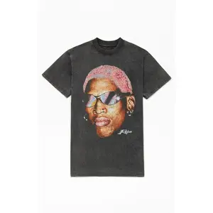 [Sale up to 30%] + [FREE SHIP] RODMAN BRAND Men's Chroma Shades Oversized T-Shirt - Multicolor