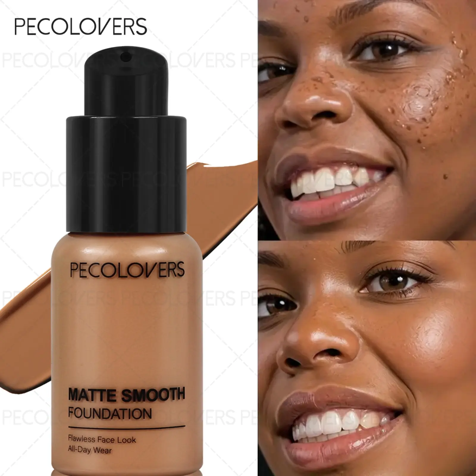 1PC Liquid Concealer Matte High Coverage Waterproof Oil Control Moisturizing Long Lasting Concealer Professional Face Makeup Concealer Foundation Hybrid Makeup Cosmetic Concealer