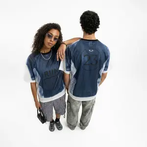 Inflation Gradient Digital Print Short-Sleeve Sports T-Shirt — 2026 Spring/Summer Streetwear Brand New