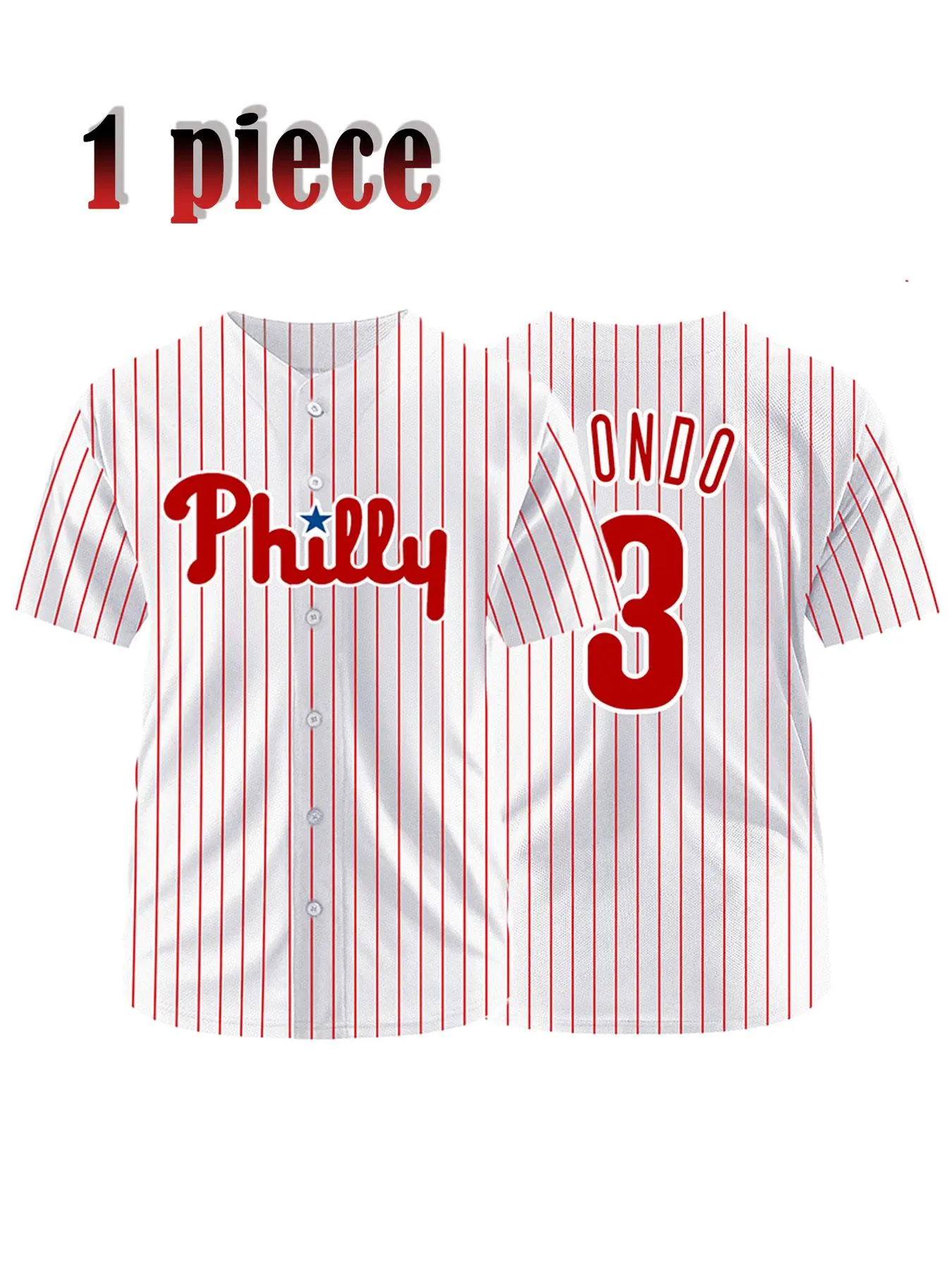 Men's Letter Embroidery Button Front Baseball Jersey, Stylish Jersey, Loose Casual Sporty Short Sleeve V Neck Baseball Top for Daily Outdoor Wear, Men's Clothes for All Seasons, Athletic Tops, Sports Baseball Jersey, Embroidery Sportswear, Sports Clothing