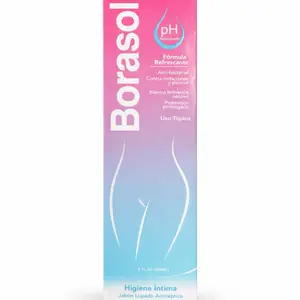 Borasol Intimate Hygiene Antiseptic Liquid Soap pH Balanced 8 fl oz (240 ml)