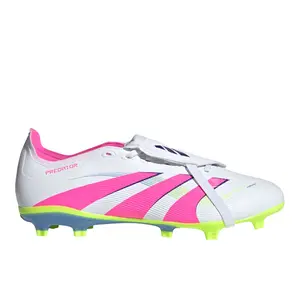 adidas Mens Predator League Fold-Over Tongue Firm GroundMulti Ground Soccer Cleats  - White