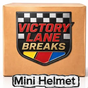 Mini Helmet Personal Box Victory Lane Breaks Autographed NASCAR Collectible Racing Memorabilia