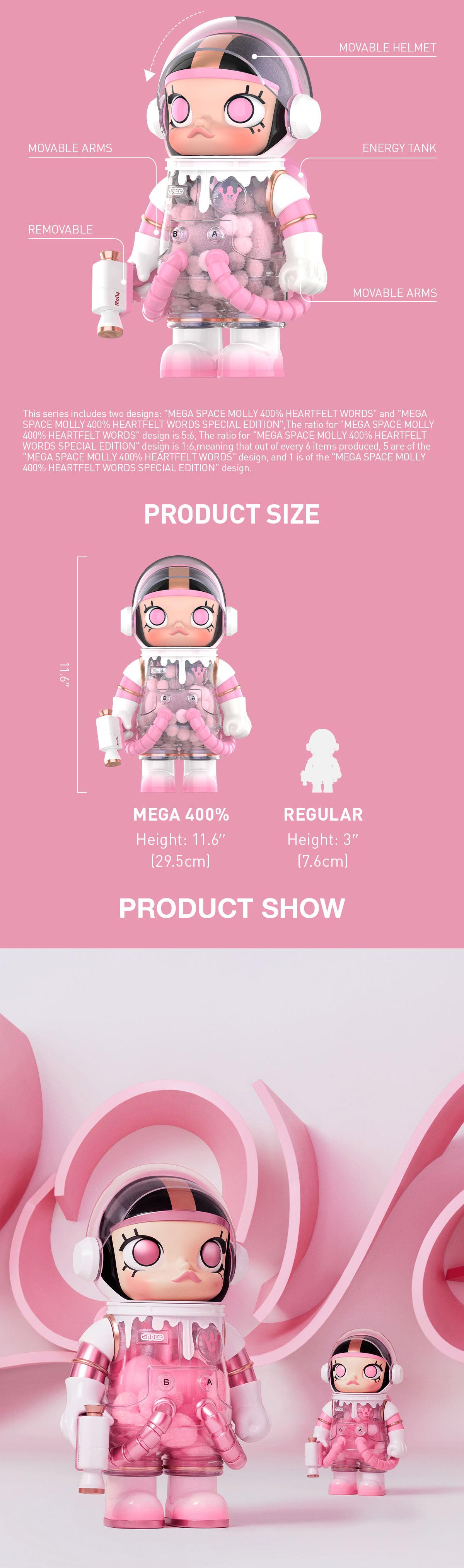 [Spanish] – POP MART MEGA SPACE MOLLY 400% Heartfelt Words