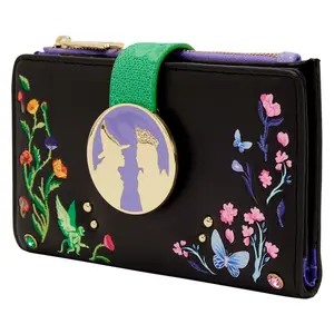 Universal Wicked Glinda & Elphaba Floral and Lace Loungefly Wallet
