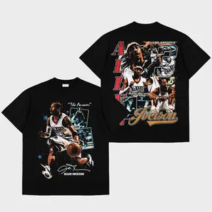 Allen Iverson Premium Cotton T-shirt, The Answer Fan T-shirt, 76ers Fans Clubs T-Shirt, Basketball Graphic T-Shirt, Basketball Lover Gift, Basketball Game Day Outfit.