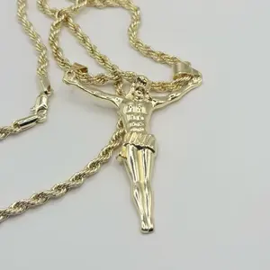 Jesucristo Rope Chain Gold-plated 28” inches long