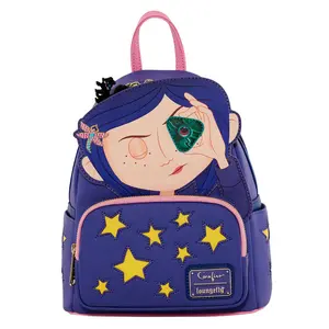 Loungefly Laika Coraline Stars Cosplay Mini Backpack Loungefly Laika Coraline Stars Cosplay Mini Backpack