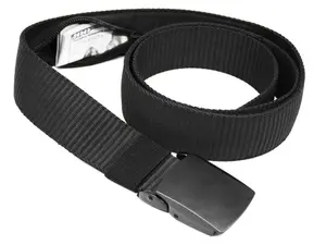 Money Belts for Travel for Men, Nylon Military Tactical Mens with Zinc Alloy Buckle, Security Money Belt with Hidden Money Pocket - Black