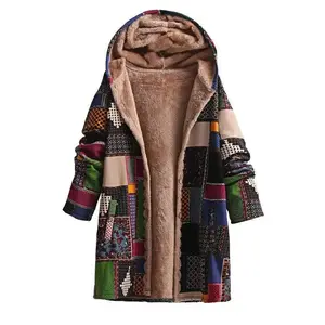 [Large Warm Hooded Sweatshirt Jacket] Women's Hooded Sweatshirt Warm Plush Jacket Large Size Womenswear Coats Tops Fit Casual Long Sleeve Day Style