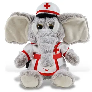SUPER-SOFT PLUSH - SITTING ELEPHANT NURSE