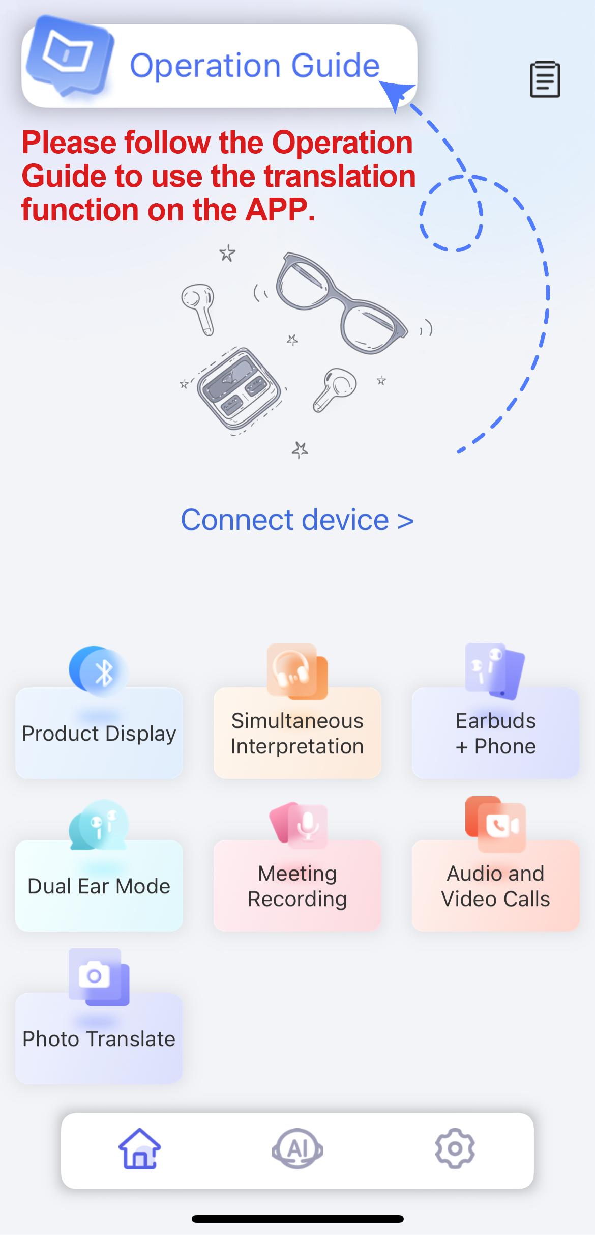 HYUNDAI Fit2 with Built-in 169-Language Translation Wireless Headphones with Electroplated Ear Hook Design – Comfortable, Great Sound, Bluetooth 5.4 Flash Connection, Wireless Earbuds for Music and Calls