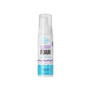 Kiss Colors & Care Wrap Foam Hair Mousse, Set & Shine - 8 fl oz