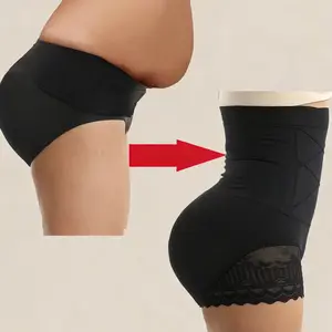 Women's high-waisted tummy control underwear-a post-partum waist trainer, body shaper, hiplifter, and powerful shaping for the belly