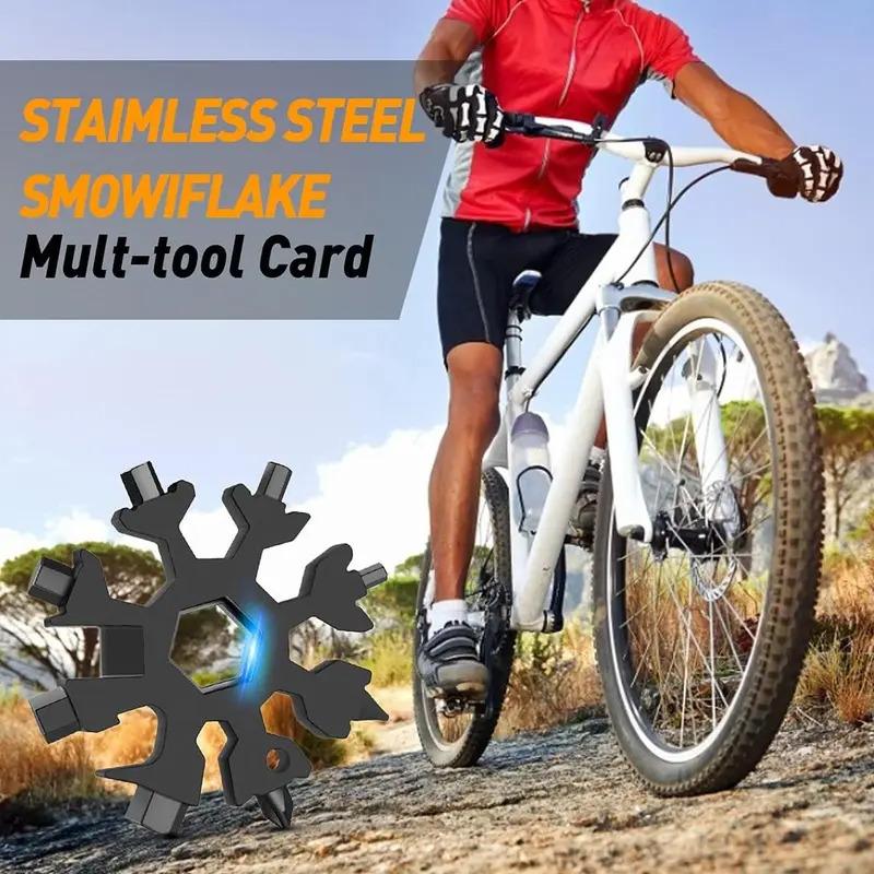 Viral 18-in-1 Snowflake Multi-tool Stainless Steel Portable Wrench All-in-One Screwdriver & Bottle Opener Must-Have Survival Gadget for Outdoor Activities Viral 18-in-1 Snowflake Multi-tool Stainless Steel Portable Wrench All-in-One Screwdriver & Bottle Opener Must-Have Survival Gadget for Outdoor Activities