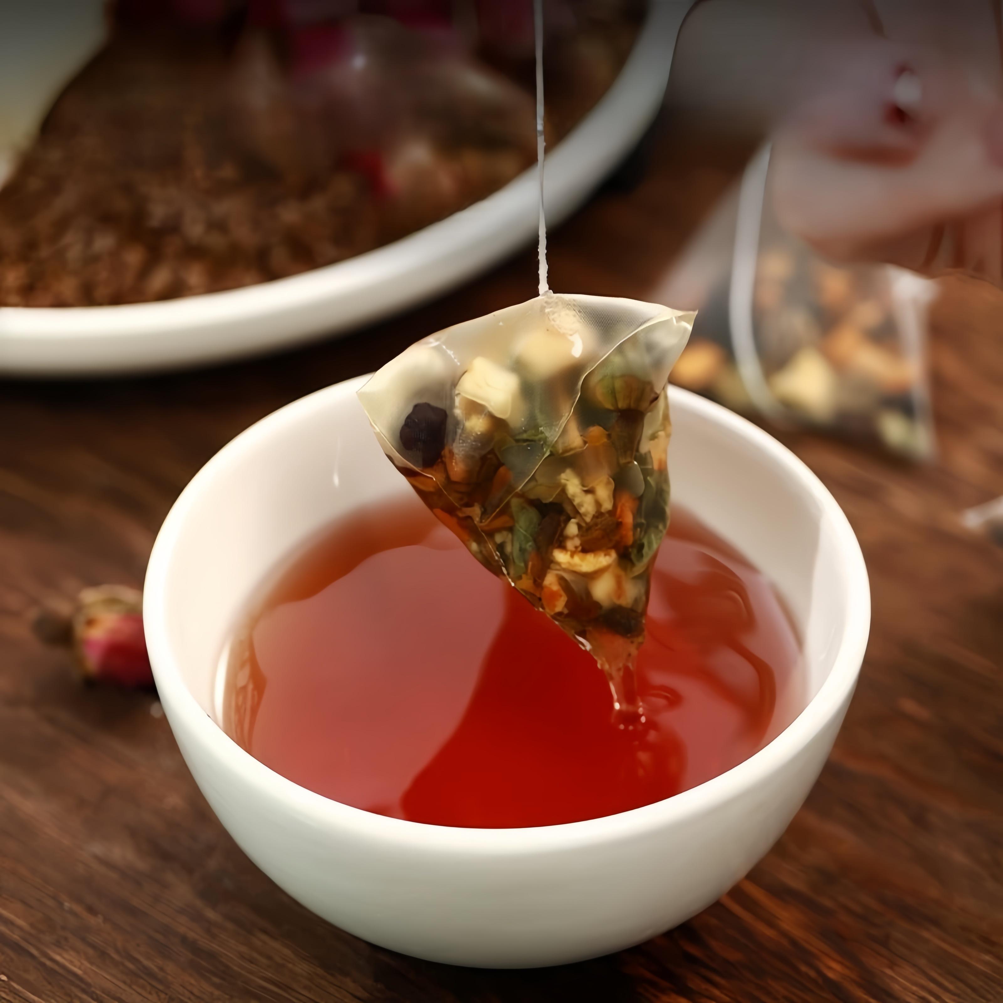 Ginseng 5-Treasure Kidney Tea Bags, Organic Natural Herbal Wellness Tea Blend for Men & Women, Traditional Chinese Kidney Cleanse Beverage