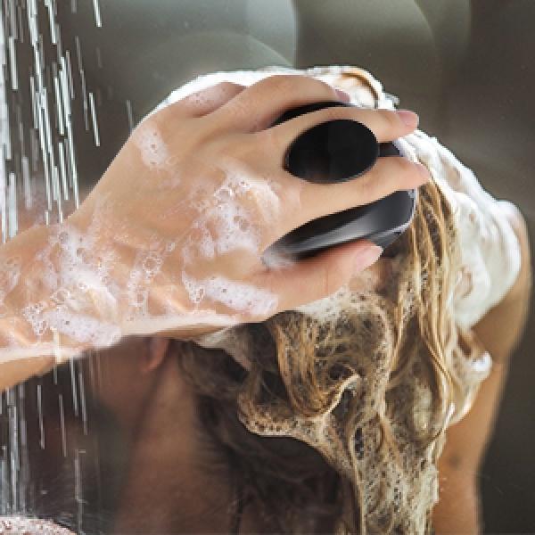 Scalp Massager, Shampoo Brush Hair Scrub Brush for Wet and Dry Hair, Soft Silicone Bristles Head Massager Clean Hair, Reduce Dandruff, Massage Scalp, Promote Hair Growth