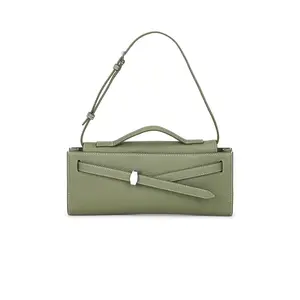 Veronica Beard Dash Clutch in Stone Army
